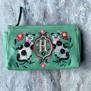 Corinne Lent for Anthropologie Monogram Pouch